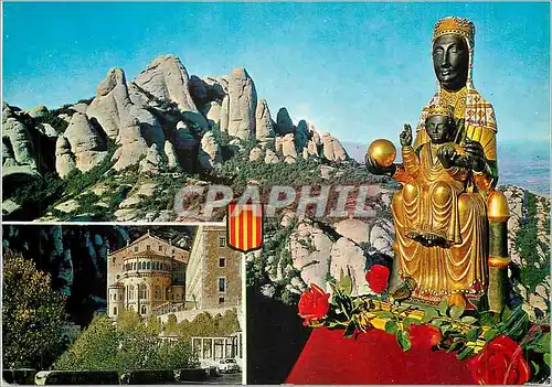 Cartes postales moderne Montserrat Barcelona Nuestra Senora de Montserrat