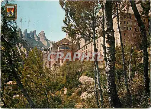 Moderne Karte Montserrat Abside et Rochers