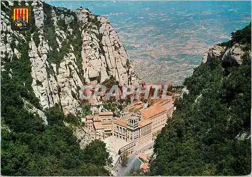 Moderne Karte Montserrat Le Monastere