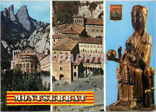 Moderne Karte Montserrat les Places del Santuari