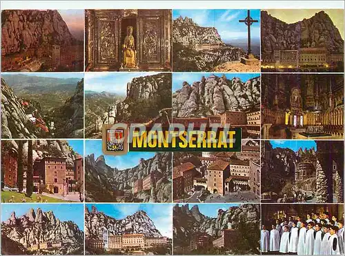 Cartes postales moderne Montserrat Divers Aspects