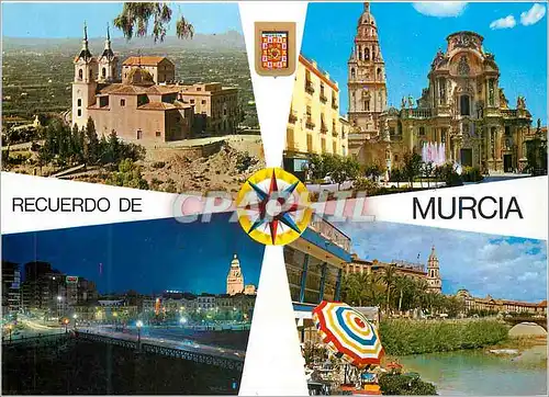 Moderne Karte Murcia Santuario de Ntra Sra de la Fuensanta Catedral
