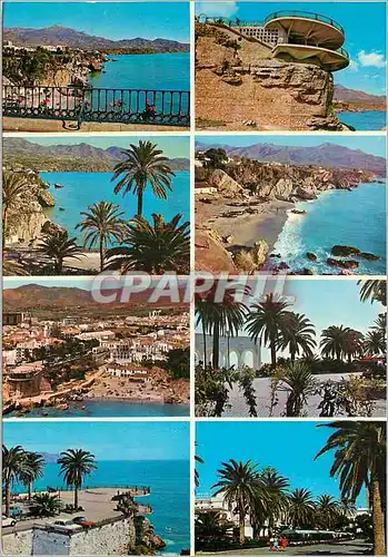Cartes postales moderne Nerja (Costa del Sol) Details du Balcon de l'Europe