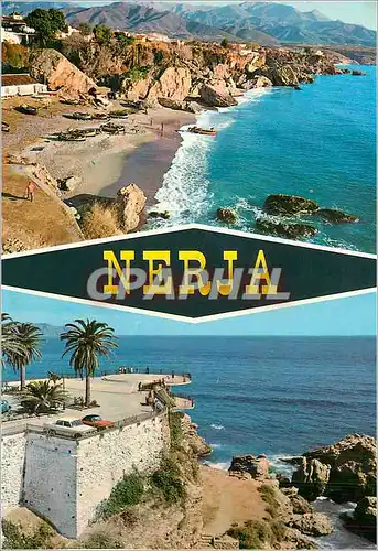 Cartes postales moderne Nerja (Costa del Sol) Playa de Calahonda y Caletones