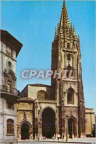 Cartes postales moderne Oviedo la Cathedrale