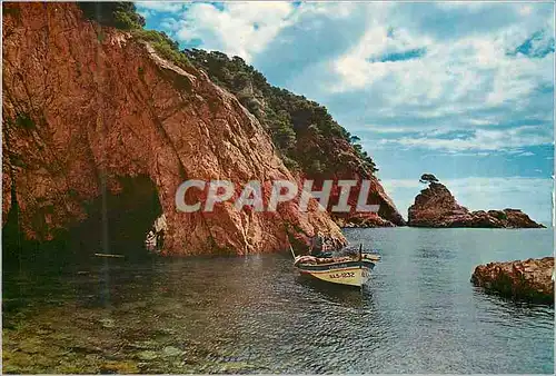 Cartes postales moderne Costa Brava Palamos la Foradada de Casteli Bateau