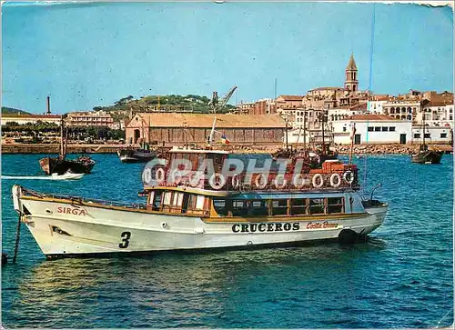 Cartes postales moderne Palamos (Costa Brava) detail du Port Bateau