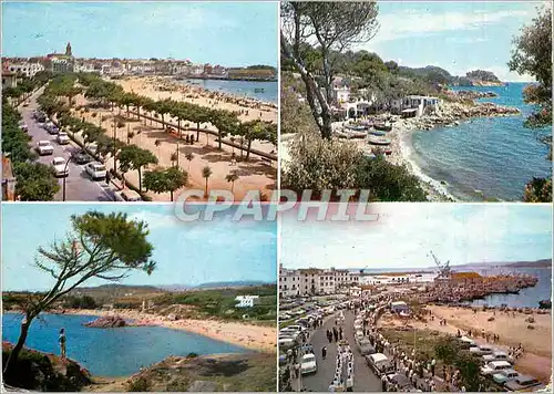 Moderne Karte Costa Brava Palamos Procesionde la Virgen de Carmen