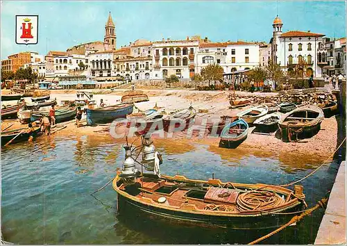 Cartes postales moderne Palamos Vue Partielle Bateaux