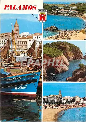 Cartes postales moderne Costa Brava Palamos Bateaux