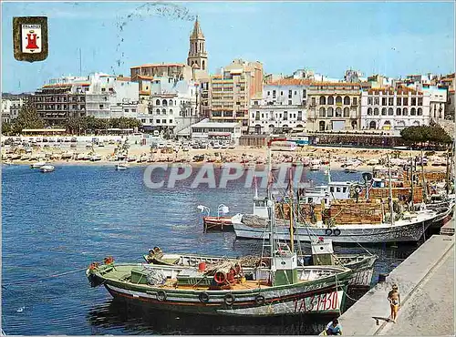 Cartes postales moderne Palamos (Costa Brava) Vue Partielle et Port Bateaux