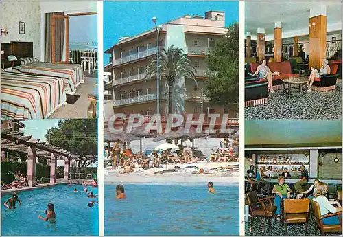 Moderne Karte Palma de Mallorca Hotel Oasis Can Pastilla Espana