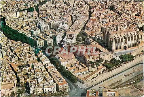 Cartes postales moderne Palma de Mallorca la Catedral Vista Aerea