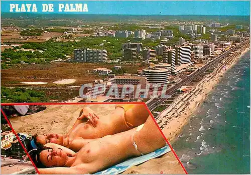 Cartes postales moderne Mallorca (Baleares) Espana Palma Can Pastilla (Playas de Palma) Vista Parcial Aerea
