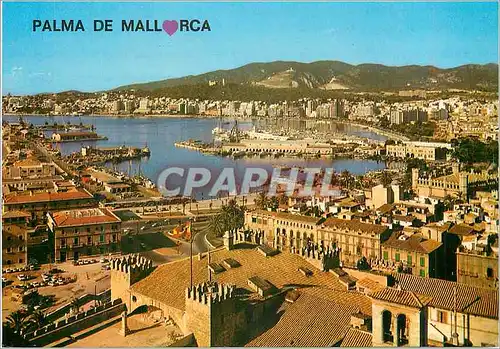 Moderne Karte Palma de Mallorca Vista General