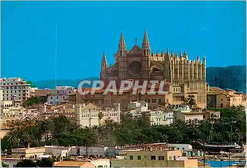 Cartes postales moderne Palma de Mallorca Catedral