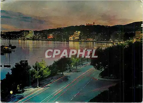 Cartes postales moderne Palma de Mallorca la Promenade Maritime le Soir