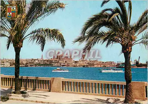 Moderne Karte Mallorca Palma Vue Partielle