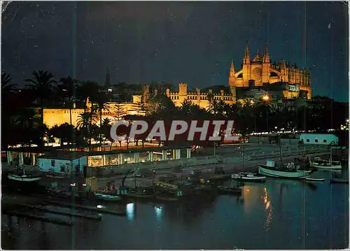 Moderne Karte Palma de Mallorca un Coin du Port de Peche