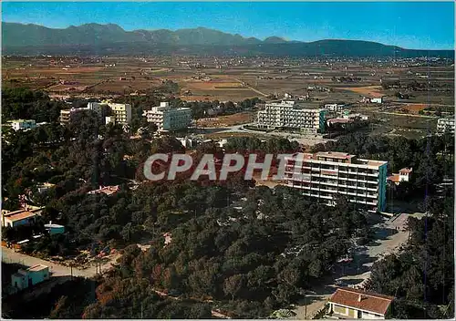 Moderne Karte Mallorca (Baleares) Espana Palma Playa de Palma Hoteles Vista Aerea