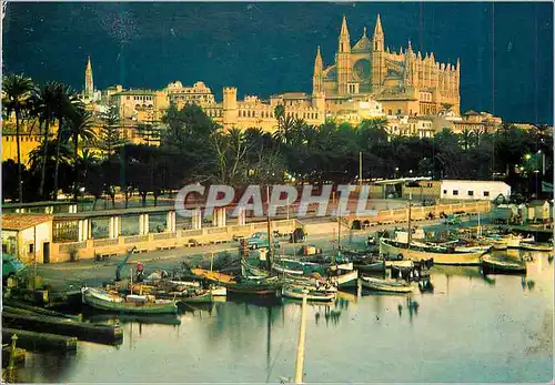 Cartes postales moderne Mallorca Palma Puerto Ciutat Port Bateaux