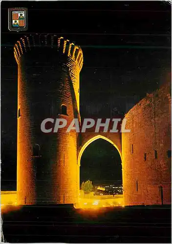 Cartes postales moderne Mallorca (Baleares) Chateau de Beliver Nocturne