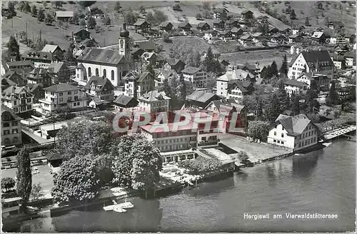 Moderne Karte Hergiswil am Vierwaldstattersee