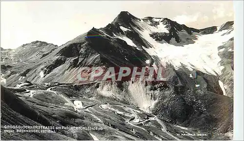 Cartes postales moderne Grossglocknerstrasse am Fuschertorl (2428m) Gegen Brennkogel (3018m)