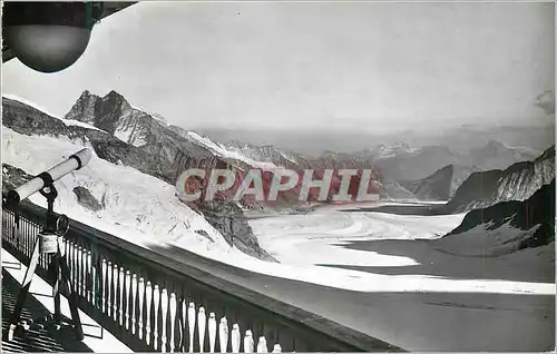 Cartes postales moderne Ausblick vom Berghaus Jungfraujoch