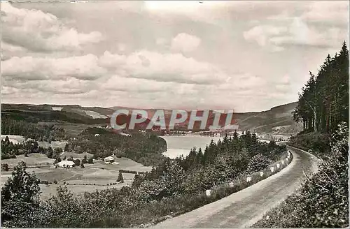 Moderne Karte Titiseeblick von der StraBe Titisee Barental Feldberg Schwarzwald 1028m