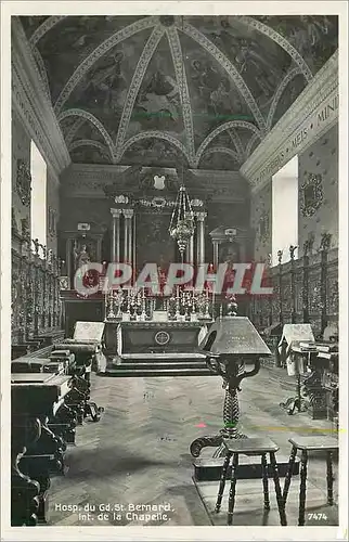 Cartes postales moderne Hosp du Gd St Bernard Int de la Chapelle