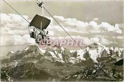 Cartes postales moderne Sportbahn Beatenberg Niederhorn 1950m Uber Meer