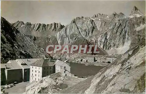 Cartes postales moderne Grand St Bernard 2472m l'Hospice et l'Hotel le Cote Italien et le Pain de Sucre