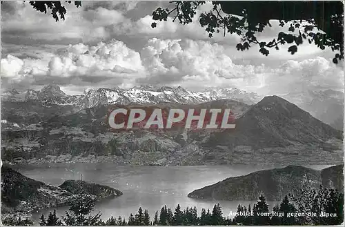 Cartes postales moderne Ausblick vom Rigi Gegen die Alpen
