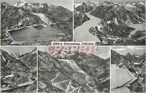 Cartes postales moderne 2164m Grimselpass 7100 feet