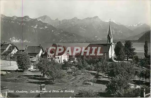 Cartes postales moderne Chexbres les Muverans et Dents de Morcles