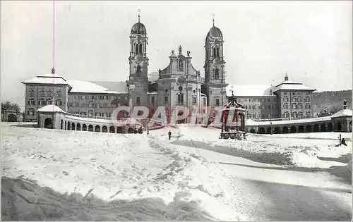 Moderne Karte Kloster und Wallfahrtskirche Einsiedeln