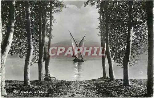 Cartes postales moderne Bords du Lac Leman Bateau