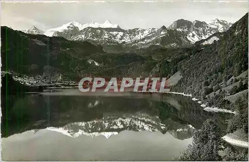 Cartes postales moderne Lungern mit Wetterhorngruppe