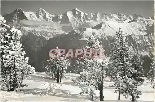 Cartes postales moderne Beatenberg Niederhorn Eiger Monch Jungfrau