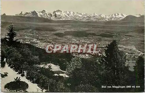 Cartes postales moderne Biel von Magglingen (900m) aus