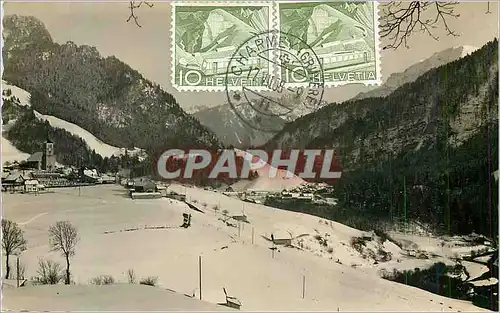 Cartes postales moderne Charmey en Hiver