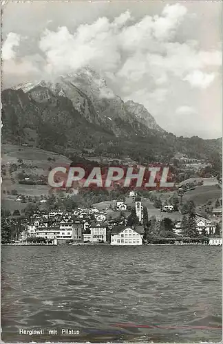Cartes postales moderne Hergiswil mit Pilatus