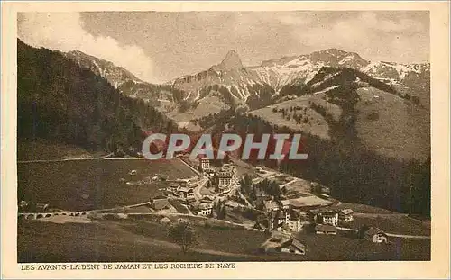 Cartes postales moderne Les Avants la Dent de Jaman et les Rochers de Naye