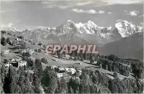 Cartes postales moderne Beatenberg Waldegg Schreckhorn Finsteraarhorn Eiger Monch Jungfrau