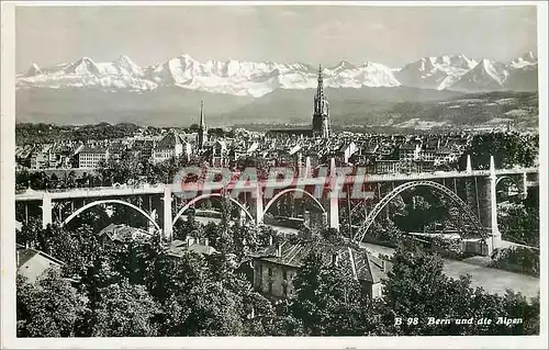 Cartes postales moderne Berne et les Alpes