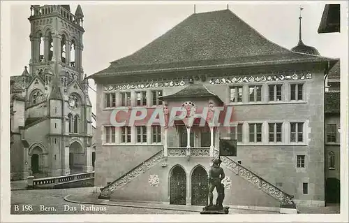 Moderne Karte Berne l'Hotel de Ville