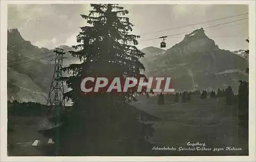 Cartes postales moderne Engelberg Schwebebahn Gerschni Trubsee Gegen Hahnen