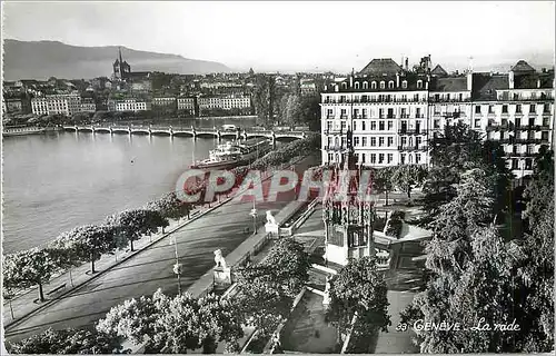 Cartes postales moderne Geneve la Rade Bateau