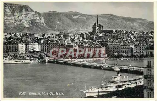 Cartes postales moderne Geneve Vue Generale Bateau